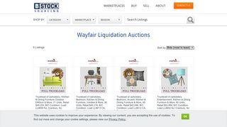 Wayfair Auctions | B-Stock Sourcing Network