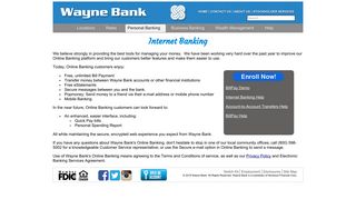 Wayne Bank - Internet Banking