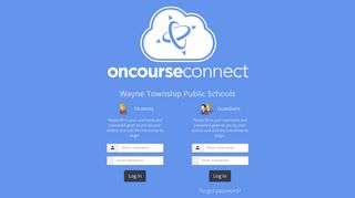 Wayne Township Public Schools - OnCourse Connect :: Login