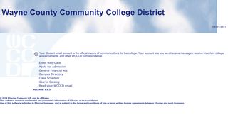WebGate - Wayne County Community College District