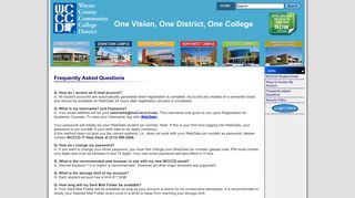 WCCCD - Student Email - Wayne County Community College District