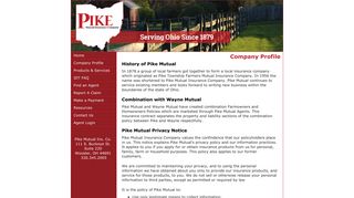 Company Profile » Pike Mutual Insurance Company