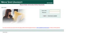 WAYNE STATE UNIVERSITY eCheck - CASHNET Payment Portal