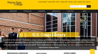 Library | Wayne State College - A Leading College in Nebraska