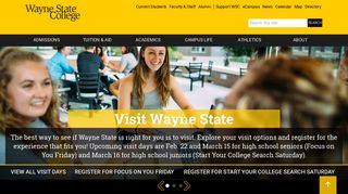 Wayne State College - A Leading College in Nebraska Homepage