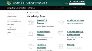 Academica - Computing & Information Technology - Wayne State ...