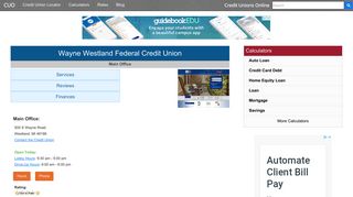 Wayne Westland Federal Credit Union - Westland, MI
