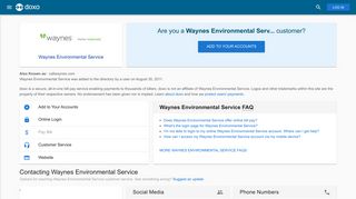 Waynes Environmental Service: Login, Bill Pay, Customer Service and ...