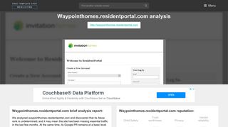 Waypointhomes Resident Portal. Resident Login