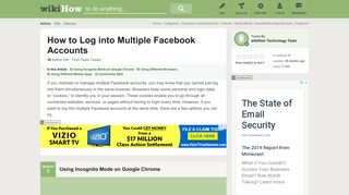 3 Ways to Log into Multiple Facebook Accounts - wikiHow