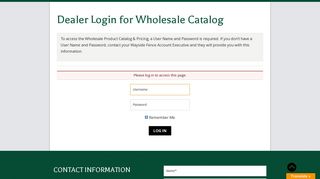 Dealer Login for Wholesale Catalog | Wayside Fence Company