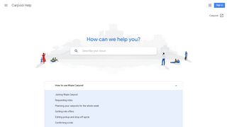 Carpool Help - Google Support