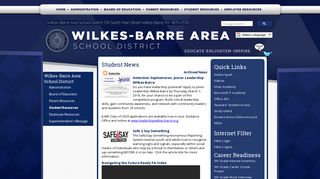Student Resources - Wilkes-Barre Area School District