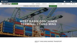 WBCT Yang Ming - Port of Los Angeles