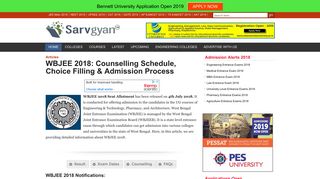 WBJEE 2018: Counselling Schedule, Choice Filling & Admission ...