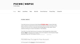 Pscwb & wbpsc