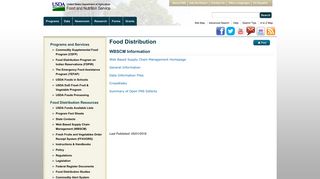 WBSCM Information | Food and Nutrition Service - Fns.usda.gov