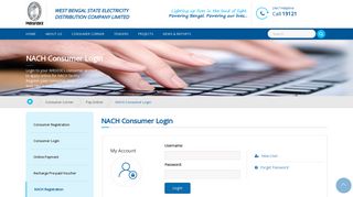 NACH Registration - Welcome to WBSEDCL