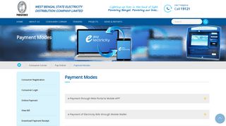 Payment Modes - Welcome to WBSEDCL