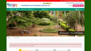 Book Online - West Bengal Tourism Development Corporation