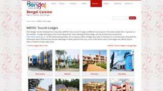 WBTDC Tourist Lodges | Bengal Cuisine
