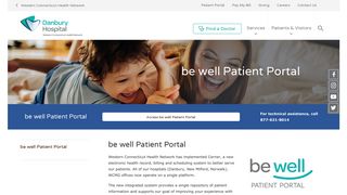 be well Patient Portal - Danbury Hospital