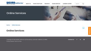 Online Services | WCIRB California