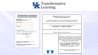 Transformative Learning at the University of Kentucky - WCONLINE