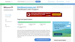 Access blackboard.wcpss.net. WCPSS Blackboard Learn Support