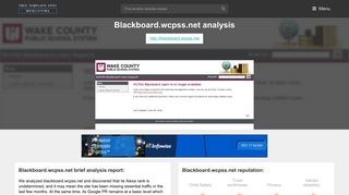 Blackboard WCPSS. WCPSS Blackboard Learn Support