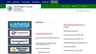 Resources / Homepage - Washington County School District