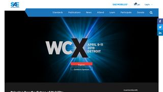 WCX™ World Congress Experience - SAE International