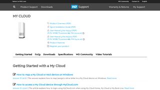 My Cloud | WD Support