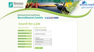 Job Search - Recruitment Centre for Waitemata District Health Board