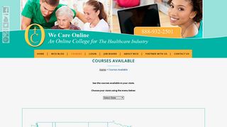 Courses Available - We Care Online Classes