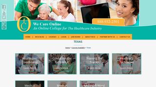 Texas - We Care Online Classes