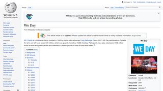 We Day - Wikipedia