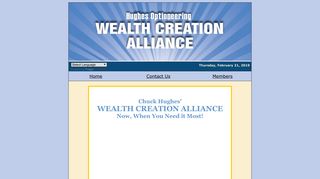 Chuck Hughes - Wealth Creation Alliance