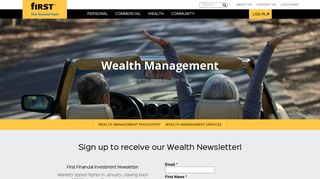 Wealth Management - First Financial Bank
