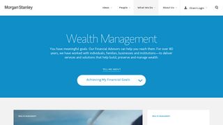 Wealth Management - Morgan Stanley