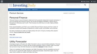Premium Services - Investing Daily