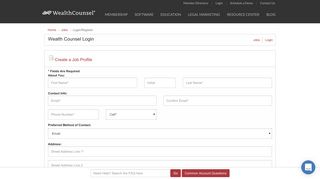 Wealth Counsel Login - Wealth Counsel - Job Listings - Wealth ...