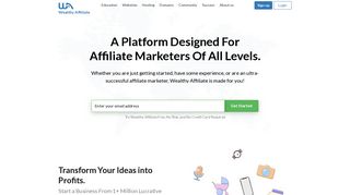 Wealthy Affiliate - The Home of Affiliate Marketing