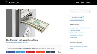 The Problem With Wealthy Affiliate: Read This Before Joining