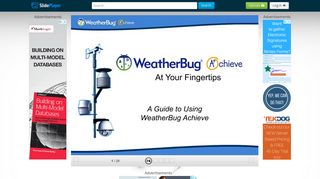 A Guide to Using WeatherBug Achieve - ppt download - SlidePlayer