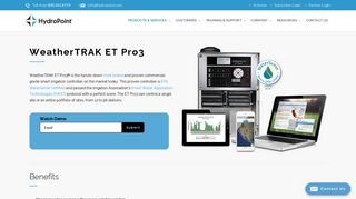 HydroPoint WeatherTRAK ET Pro3 Smart Irrigation Controller