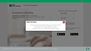 login - Link to BGL web-banking - BGL BNP Paribas