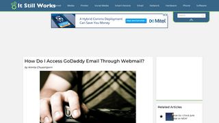 How Do I Access GoDaddy Email Through Webmail? | It Still Works