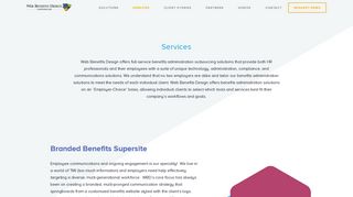 Services - Web Benefits Design Corporation
