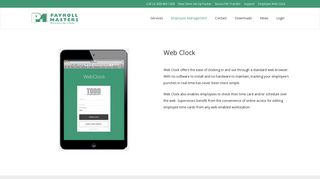 Payroll Masters | Web Clock
